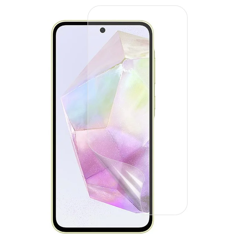 För Samsung Galaxy A36 5G Skärmfilm PET Bubbelbarriärfri Ultra Ren Skärmskydd