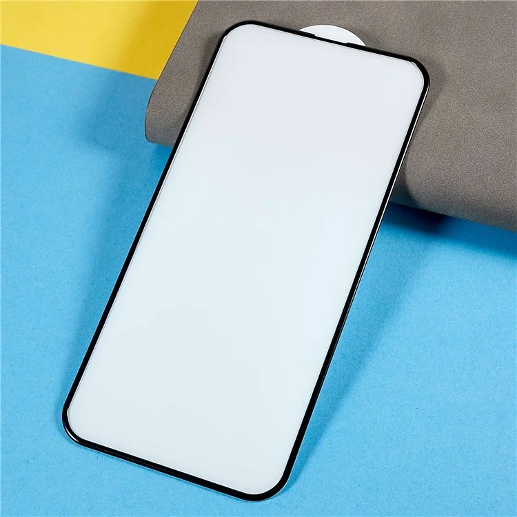 For iPhone 14 Plus / 13 Pro Max 6.7 inch PC Edge Tempered Glass Screen Protector Anti-explosion Full Glue Full Cover Film