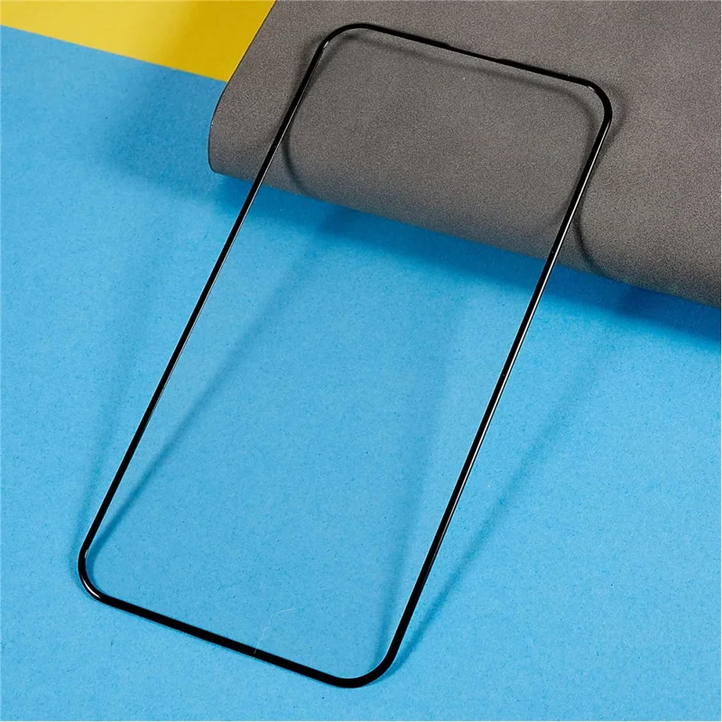 For iPhone 14 / 13 / 13 Pro 6.1 inch Anti-explosion PC Edge Tempered Glass Film HD Clear Full Glue Full Screen Protector