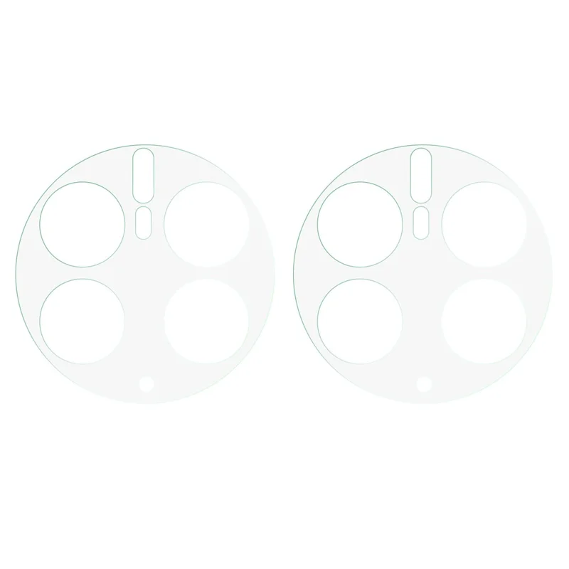 2Pcs / Set HD Camera Lens Protector for Huawei Mate 50 Pro 4G Precise Cutout 3D Arc Edge Tempered Glass Lens Film