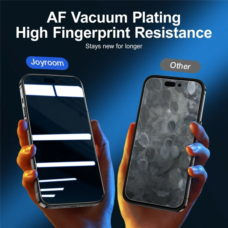 JOYROOM JR-Z36 For iPhone 15 Pro Max 2.5D Anti-Spy Full Screen Protector High Aluminium-Silicon Glass Film