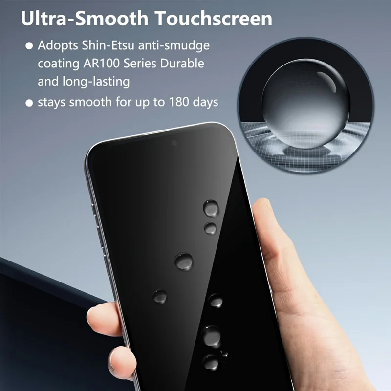 JOYROOM JR-MLG0278 For iPhone 16 Plus / 15 Plus / 14 Pro Max 2.5D Full Screen Protector High Aluminium-Silicon Glass Film