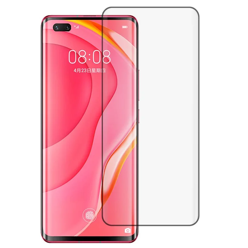 For Huawei nova 7 Pro 5G / Honor 30 Pro Full Covering Silicon Carbide Phone Screen Protector HD Clear Curved Full Covering Ceramic Screen Protector