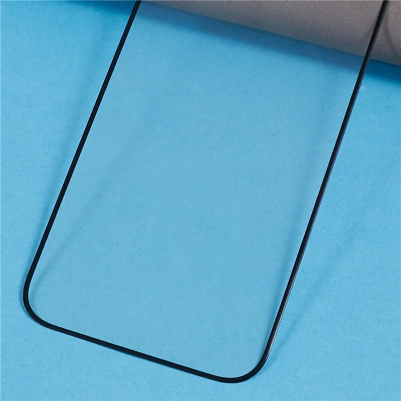 Köp i stort 3 st för iPhone 15 Pro Max transparent skärmskydd med monteringsverktyg, 2.5D böjd kant temperskärm