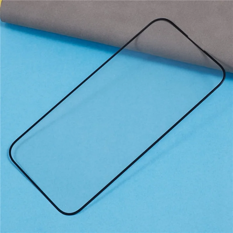 Köp i stort 3 st för iPhone 14 Pro Max transparent skärmskydd med monteringsverktyg, 2.5D böjd kant temperskärmsskiva