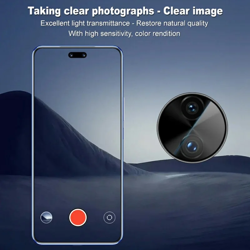IMAK For Huawei nova 12 Pro 5G / nova 12 Ultra 5G Camera Lens Protector Tempered Glass Lens Film with Self-Positioning Frame