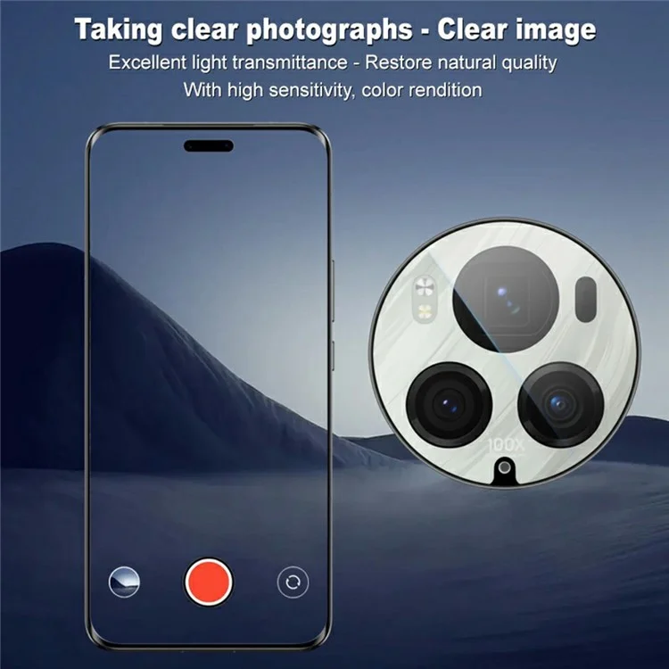 IMAK For Honor Magic6 Pro 5G Camera Lens Protector Tempered Glass Lens Film with Self-Positioning Frame