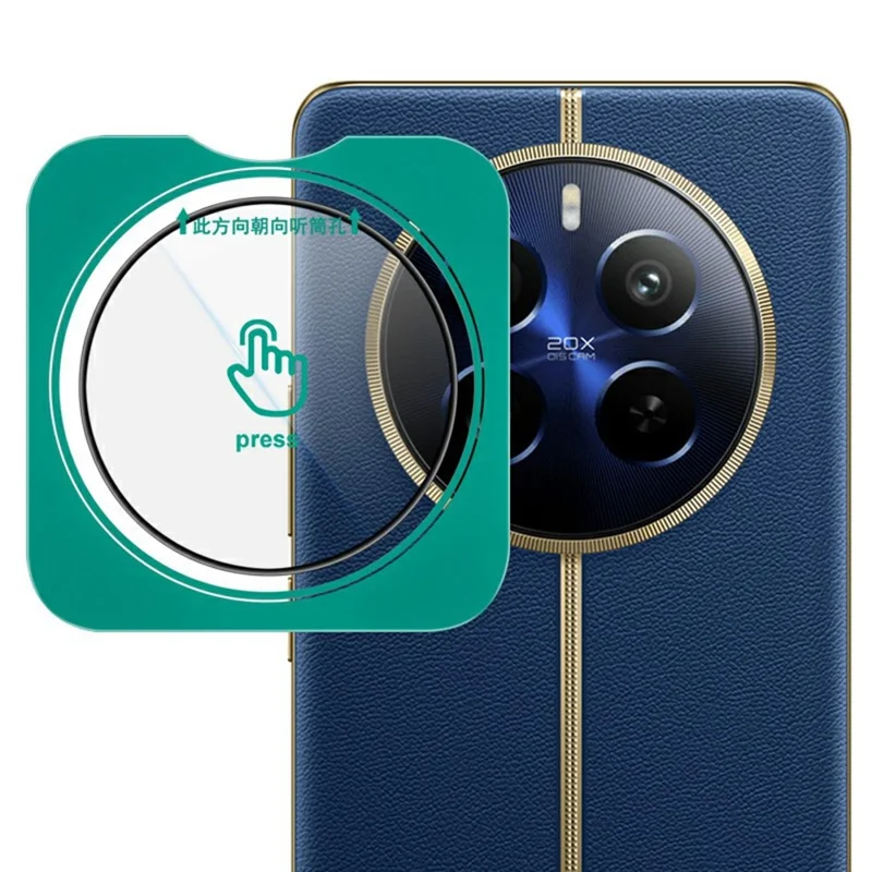 IMAK For Realme 12 Pro 5G / 12 Pro+ 5G / 12 Pro Ultra Camera Lens Protector Tempered Glass Lens Film with Self-Positioning Frame