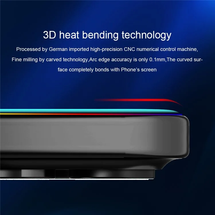 NILLKIN 3D CP+MAX For iPhone 16 Pro Max Screen Protector Full Coverage Anti Explosion AGC Glass Film
