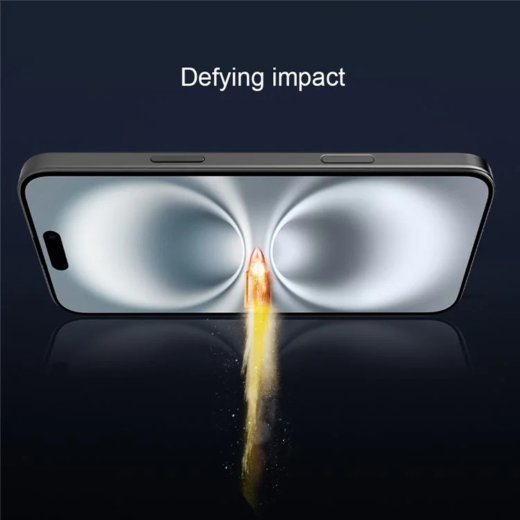 Protecteur d'écran NILLKIN 3D CP+MAX pour iPhone 16, couverture complète, verre antiexplosion AGC