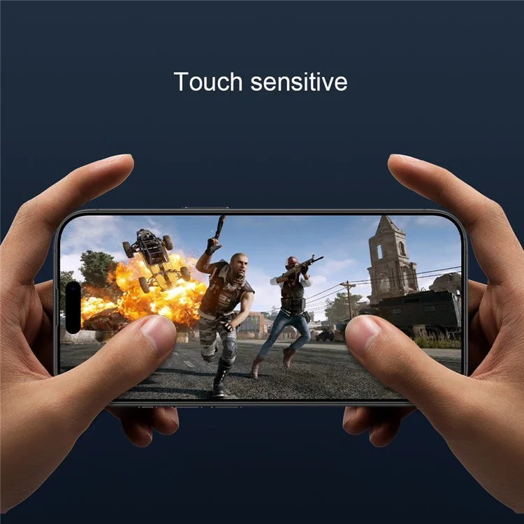 Protecteur d'écran NILLKIN 3D CP+MAX pour iPhone 16, couverture complète, verre antiexplosion AGC