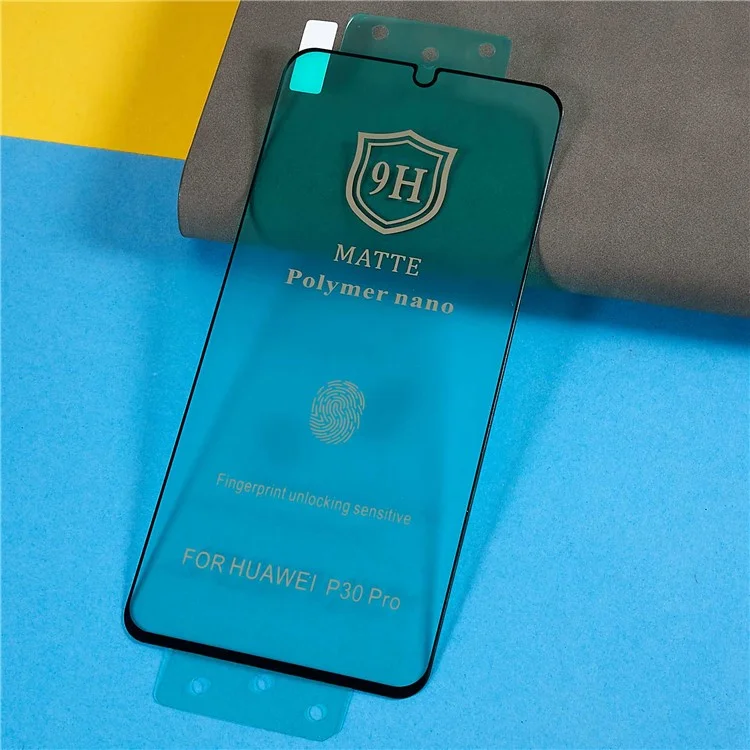 Curved Ceramic Silicon Carbide Screen Protector for Huawei P30 Pro, Full Cover Abrasion-resistant Ultra Clear Film