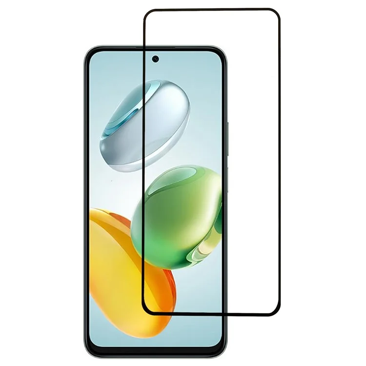 Para Honor X7c 4G / 200 Smart 5G Protector de pantalla completo con impresión de seda, película clara HD con adhesivo completo