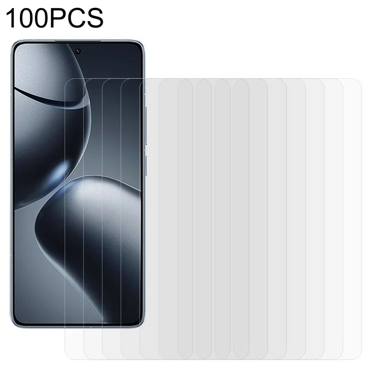 100 штук для Xiaomi 14T Pro Защитная пленка для экрана Закаленное стекло против царапин