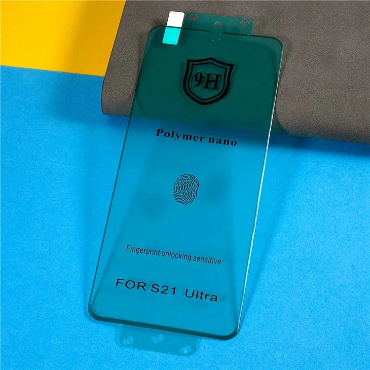 Für Samsung Galaxy S21 Ultra 5G Curved Screen Protector Ceramic Silicon Carbide Full Cover Anti-explosion Film