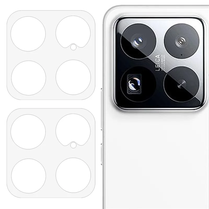 2 stuks voor Xiaomi 15S Pro / 15 Pro Cameralensbeschermer 2.5D Gehard Glas Lensfolie