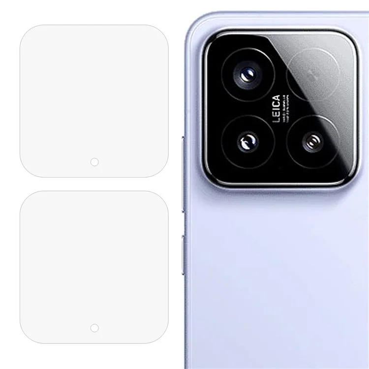 2PCS For Xiaomi 15 Camera Lens Protector 2.5D Tempered Glass Lens Film