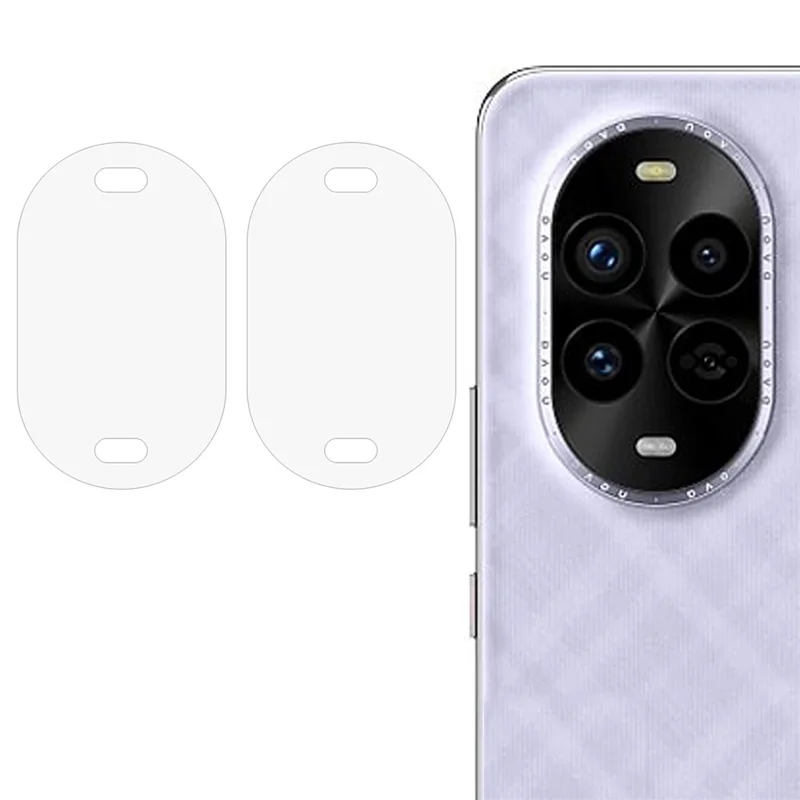 2Pcs For Huawei nova 13 Pro 5G Camera Lens Protector Silk Printing Tempered Glass Rear Lens Film