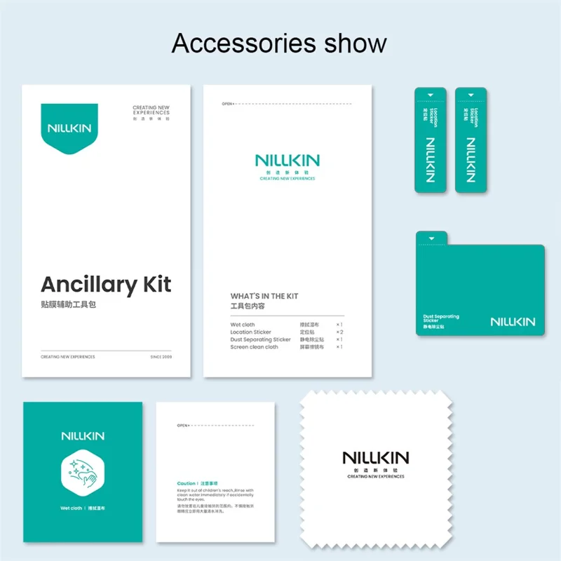 NILLKIN 3D CP+MAX For iPhone 16 Plus Screen Protector Full Coverage Anti Explosion AGC Glass Film