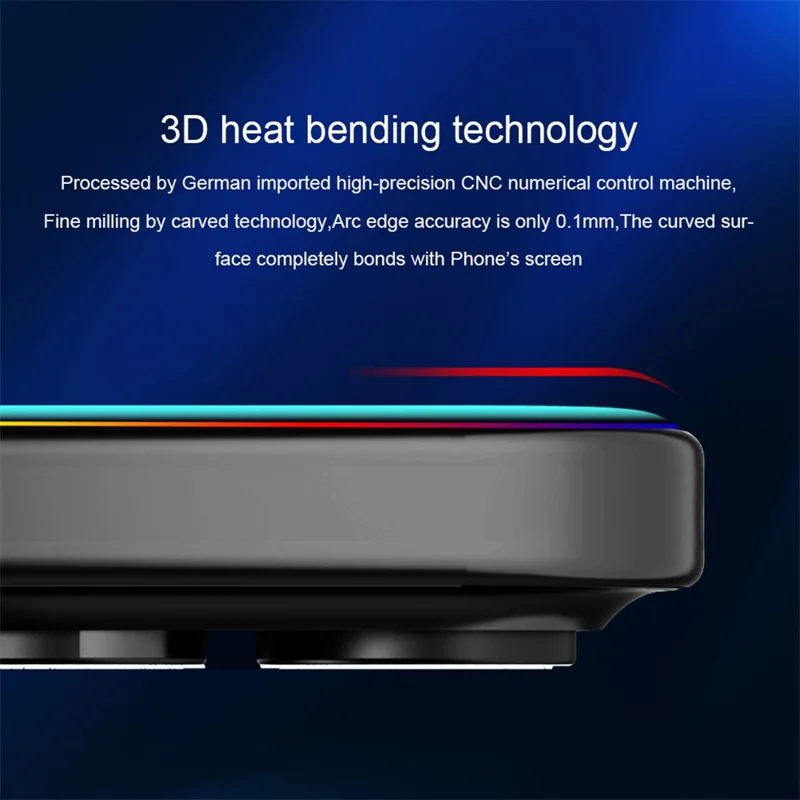 NILLKIN 3D CP+MAX For iPhone 16 Plus Screen Protector Full Coverage Anti Explosion AGC Glass Film