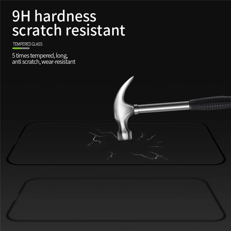 MOFI JK Series-1 for iPhone 16e Screen Protector Anti-Explosion 9H Hardness Full Cover Screen Film