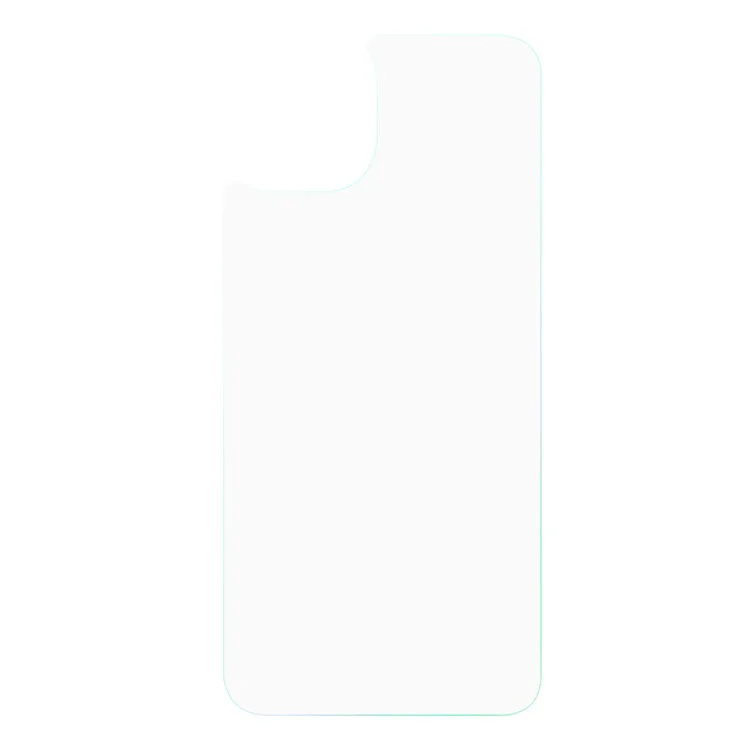 For iPhone 14 Back Phone Protector 2.5D Arc Edge 9H Hardness Tempered Glass HD Clarity Anti-Scratch Rear Film
