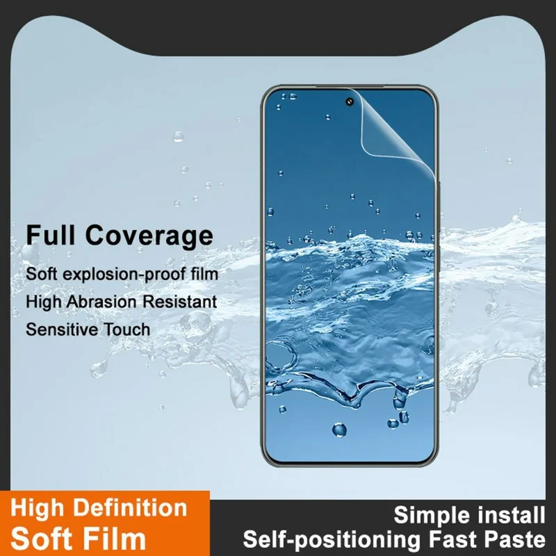 IMAK Hydrogel Film 4th Gen for Xiaomi 15S Pro / 15 Pro Full Screen Protector Ultra Clear Soft TPU Film
