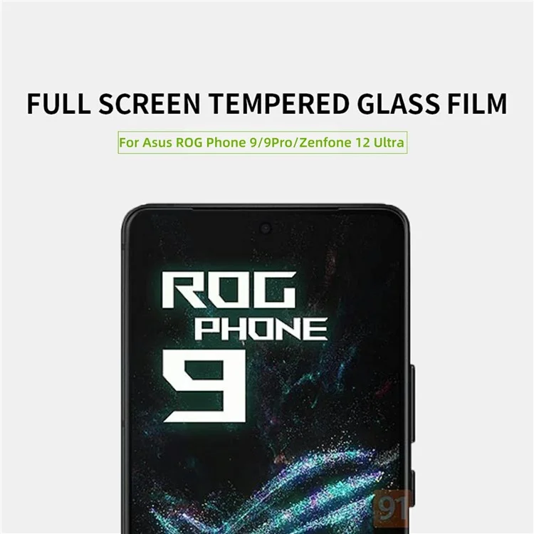 Protector de pantalla de la serie MOFI JK-1 para Asus Zenfone 12 Ultra 5G / ROG Phone 9 Pro 5G / Phone 9 5G, anti-explosión, dureza 9H, película protectora de pantalla completa.