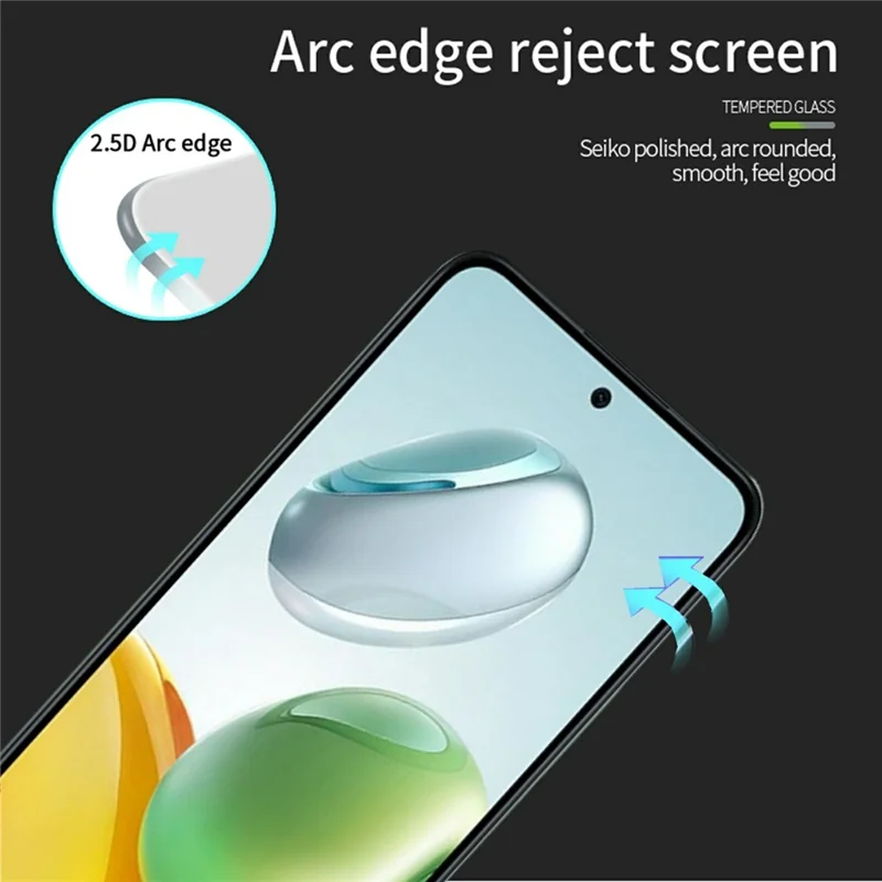 MOFI JK Series-1 for Honor X7c 4G / 200 Smart 5G Screen Protector Anti-Explosion 9H Hardness Full Cover Screen Film