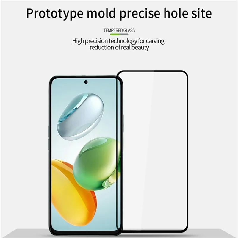 MOFI JK Series-1 for Honor X7c 4G / 200 Smart 5G Screen Protector Anti-Explosion 9H Hardness Full Cover Screen Film