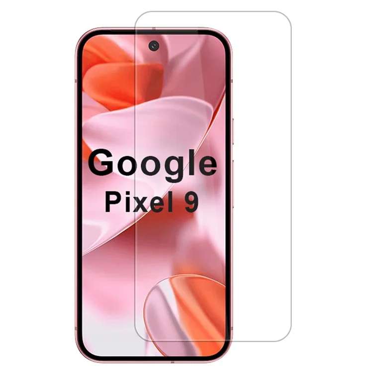 Protector de pantalla de película de vidrio de aluminio-silicio de alta calidad de 0,33 mm y 2,5D para Google Pixel 9 Pro / Pixel 9