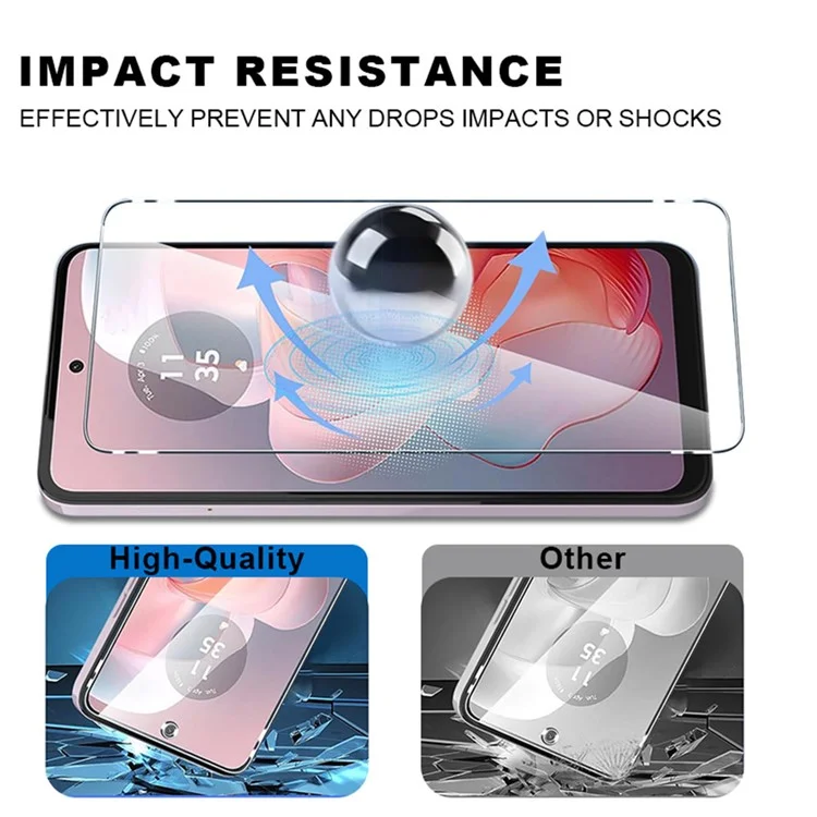 Für Realme Note 60 Displayschutzfolie aus hochwertigem Aluminium-Silizium-Glas, 0,33 mm, 2,5D