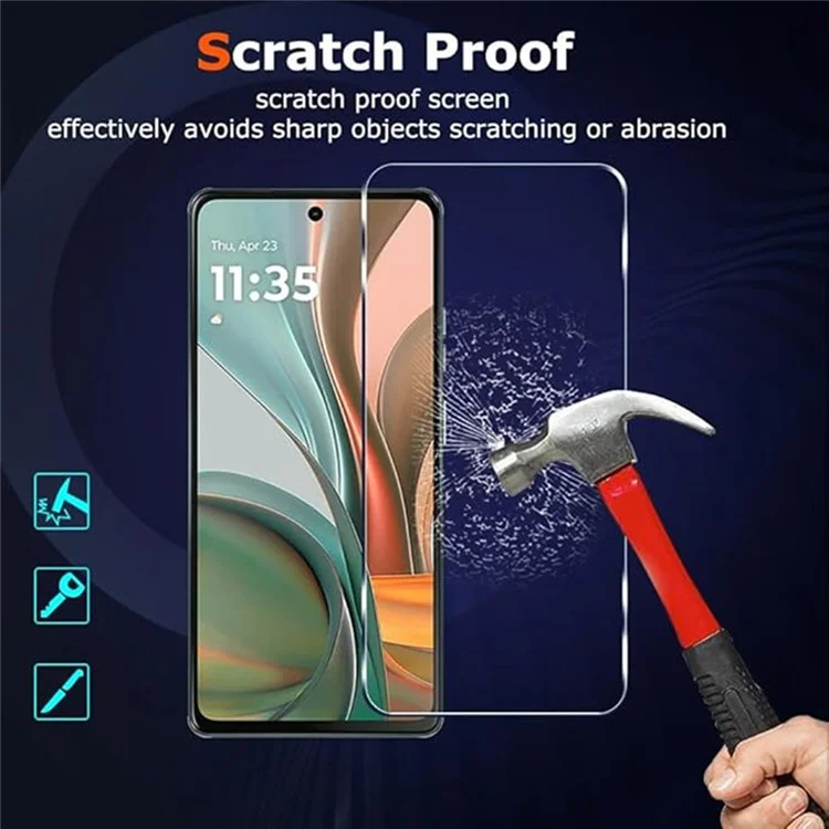 Für Realme Note 60 Displayschutzfolie aus hochwertigem Aluminium-Silizium-Glas, 0,33 mm, 2,5D
