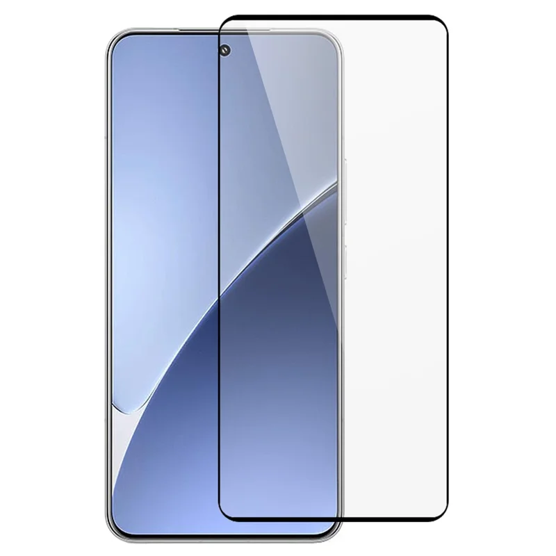 واقي شاشة لجهاز Xiaomi 15 Pro، لاصق جانبي، فيلم زجاج مقوى بطباعة حريرية، يدعم خاصية فتح القفل بالبصمة