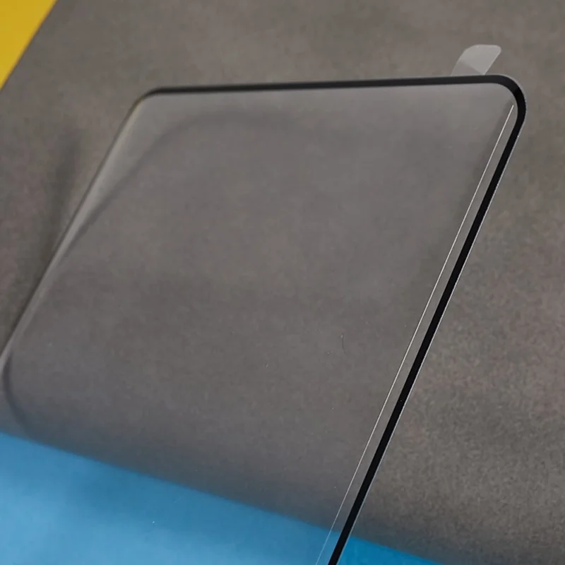 واقي شاشة لجهاز Xiaomi 15 Pro، لاصق جانبي، فيلم زجاج مقوى بطباعة حريرية، يدعم خاصية فتح القفل بالبصمة