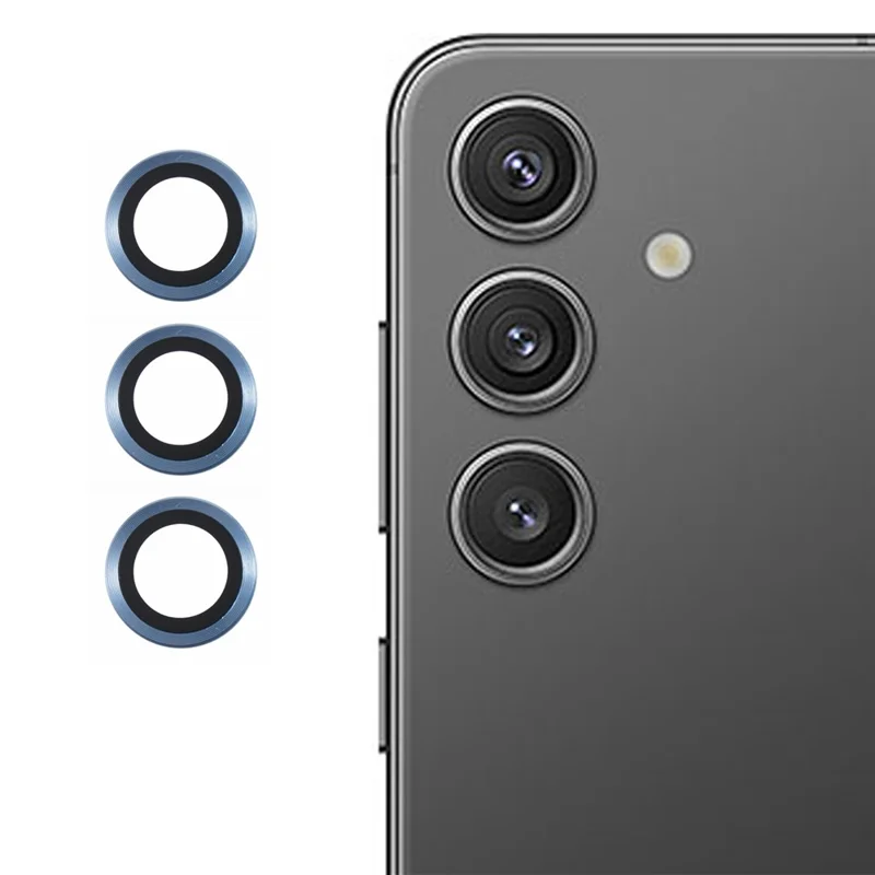 For Samsung Galaxy S25+ Camera Lens Protector Set Electroplating Metal + Tempered Glass Individual Lens Film - Blue

Protezione per lenti della fotocamera per Samsung Galaxy S25+ Set con rivestimento metallico elettrolitico e pellicola in vetro temperato per singole lenti - Blu