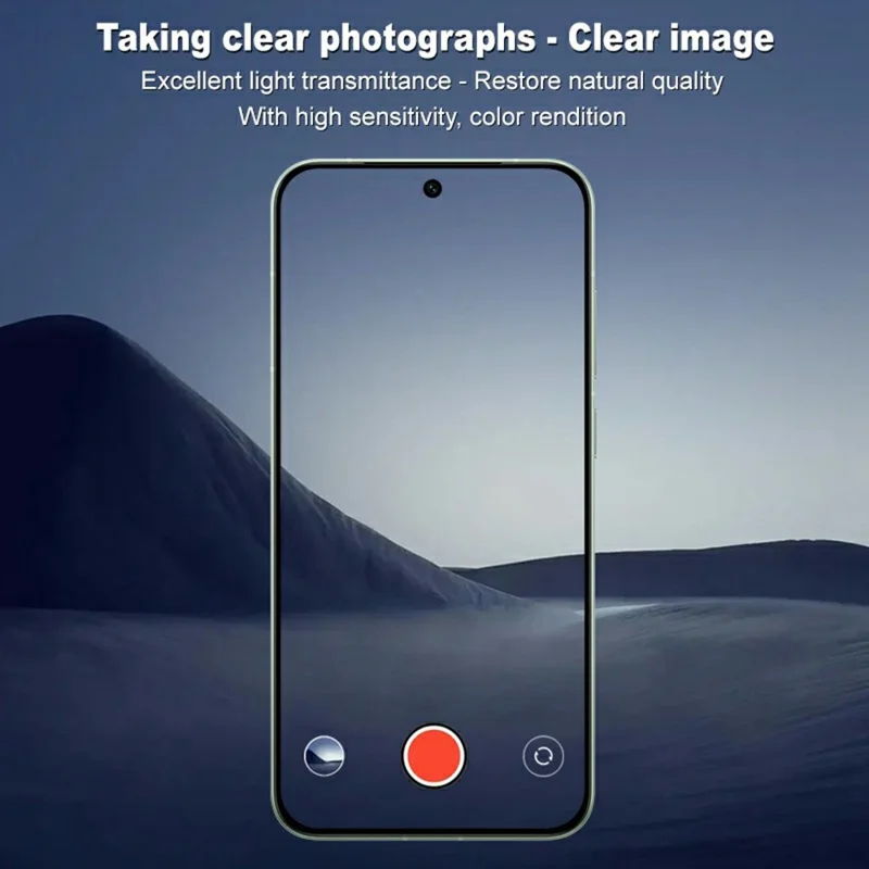 IMAK 2Pcs / Set For vivo X200 Pro mini 5G Camera Lens Protector Ultra Clear Tempered Glass Lens Film