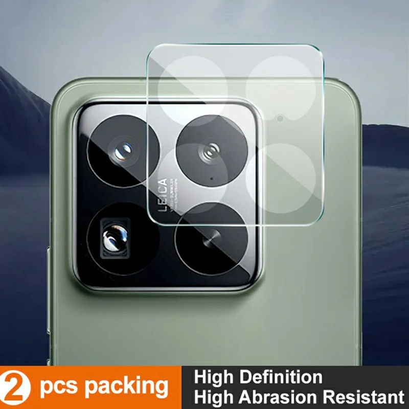 IMAK 2 stuks / set voor Xiaomi 15S Pro / 15 Pro Cameralensbeschermer, extreem helder gehard glas lensfolie