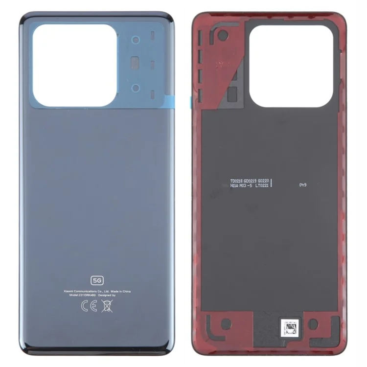 For Xiaomi Poco X6 Pro 5G OEM Battery Door Cover Replacement Part - Black