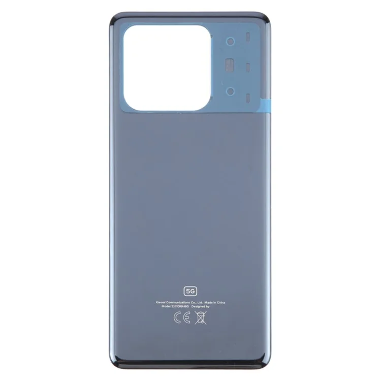 For Xiaomi Poco X6 Pro 5G OEM Battery Door Cover Replacement Part - Black