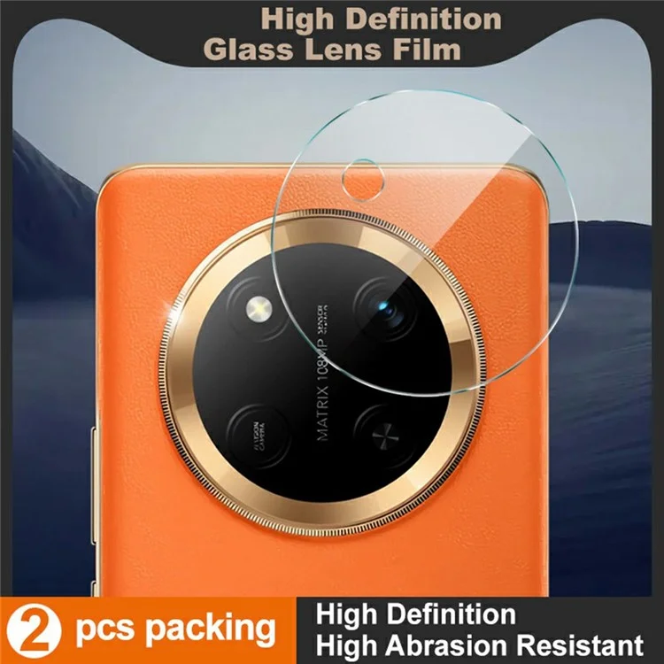 IMAK 2Pcs / Set For Honor X60 Pro 5G / X9c 5G /  Magic7 Lite 5G Camera Lens Protector Ultra Clear Tempered Glass Lens Film