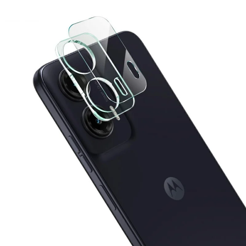 IMAK For Motorola Moto G35 5G Tempered Glass Camera Lens Protector + Acrylic Lens Cap
