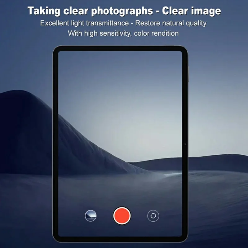 IMAK For Xiaomi Pad 7 Pro / Pad 7 Camera Lens Protector Tempered Glass HD Clear Lens Film (Black Version)