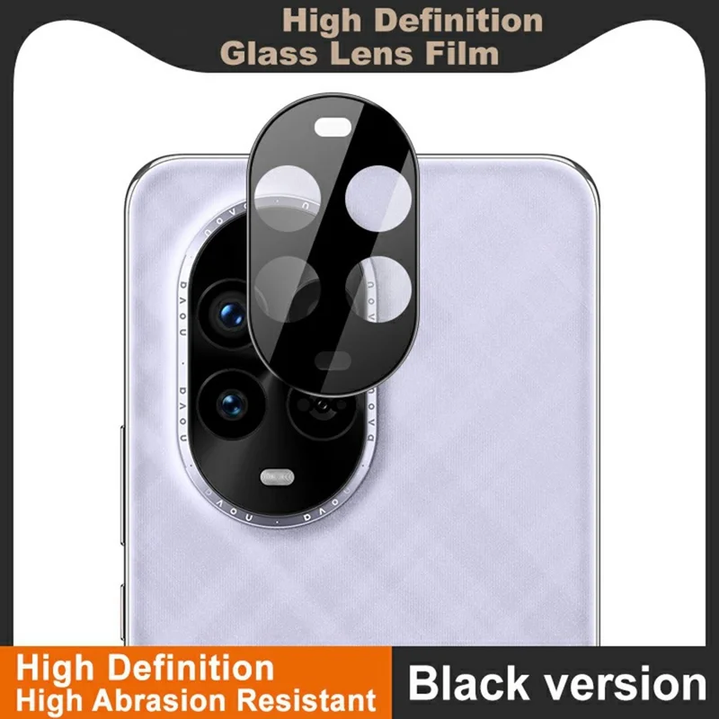 IMAK For Huawei nova 13 Pro 5G Camera Lens Protector Tempered Glass HD Clear Lens Film (Black Version)