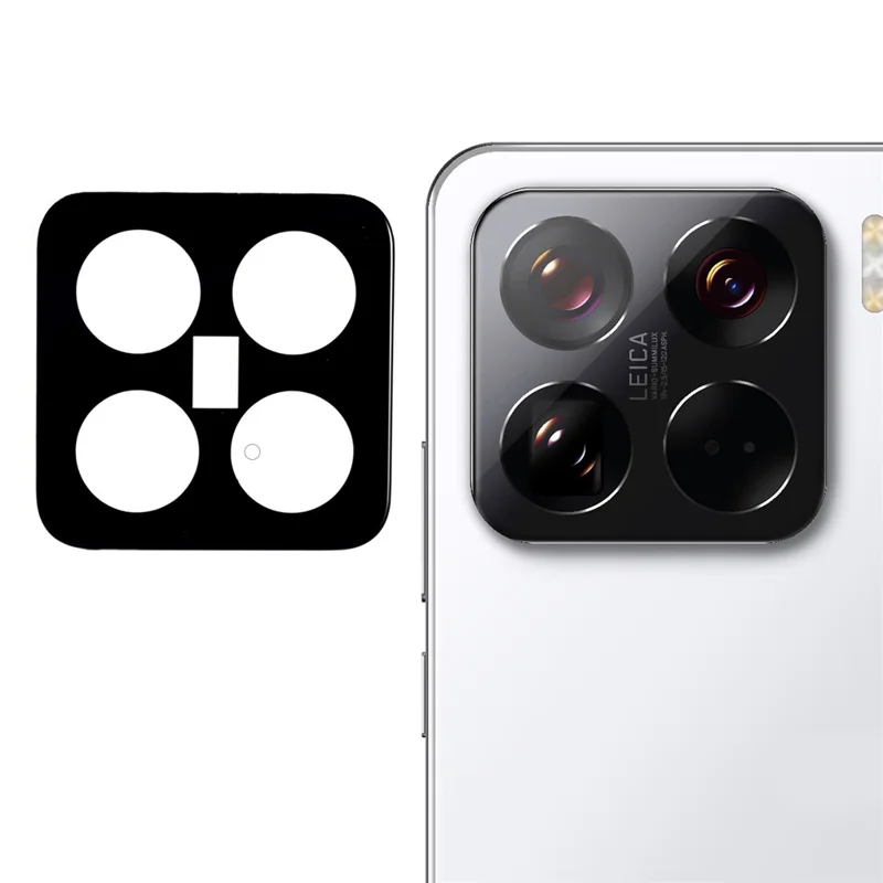 För Xiaomi 15 Pro Härdat Glas Objektivskydd Silktryck Kameraobjektivfilm