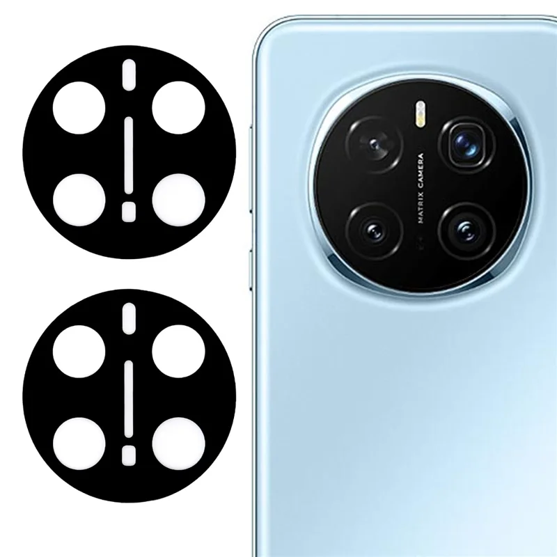 2 pièces Pour l'honneur Magic7 Pro 5G Protecteur d'objectif de caméra Impression de soie Film en verre trempé pour objectif arrière