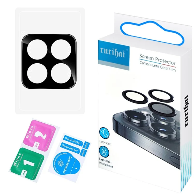 RURIHAI For Xiaomi Pad 7 Pro / Pad 7 Camera Lens Protector High Aluminium Silicon Glass Silk Printing Lens Film