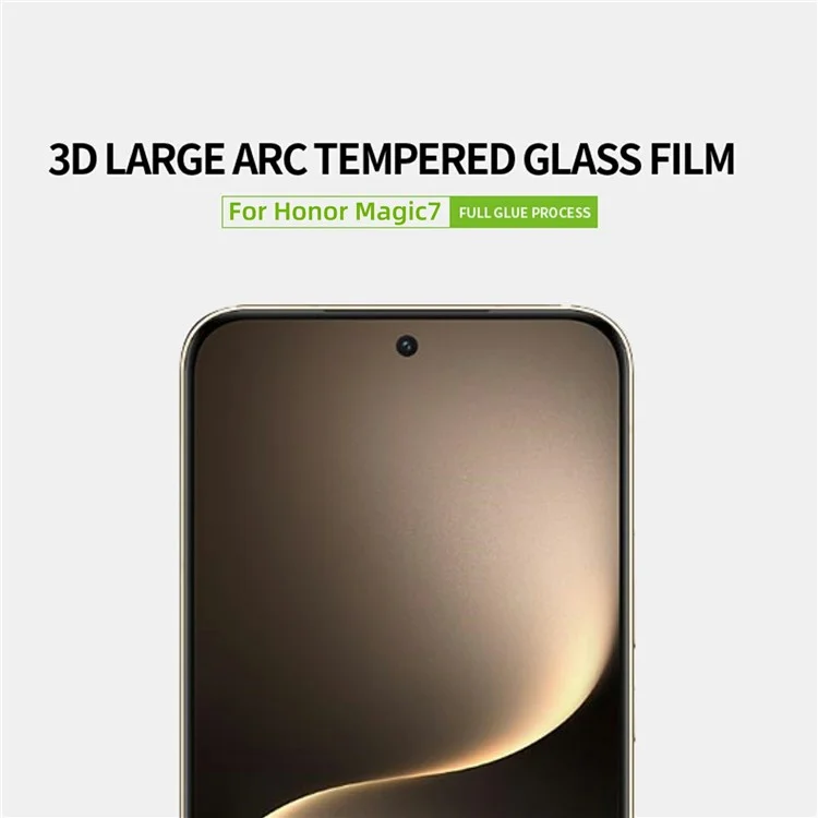 PINWUYO JK 3D gehärteter Glasfilm Serie-2 für Honor Magic7 5G Bildschirmschutz Klar Film (Fingerabdruckentriegelung)