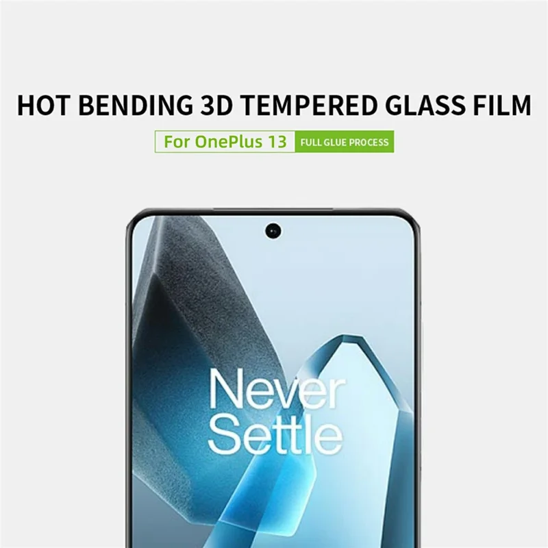 PINWUYO For OnePlus 13 Screen Protector 3D Hot Bending Tempered Glass Film