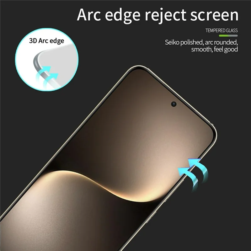 MOFI JK 3D Tempered Glass Film-1 for Honor Magic7 5G (Unlocked) Full Screen Protector Anti-Explosion